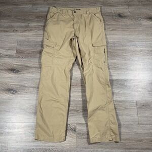 Carhartt Men's Pants Ripstop Cargo Relaxed Fit Workwear 38x36 Tan